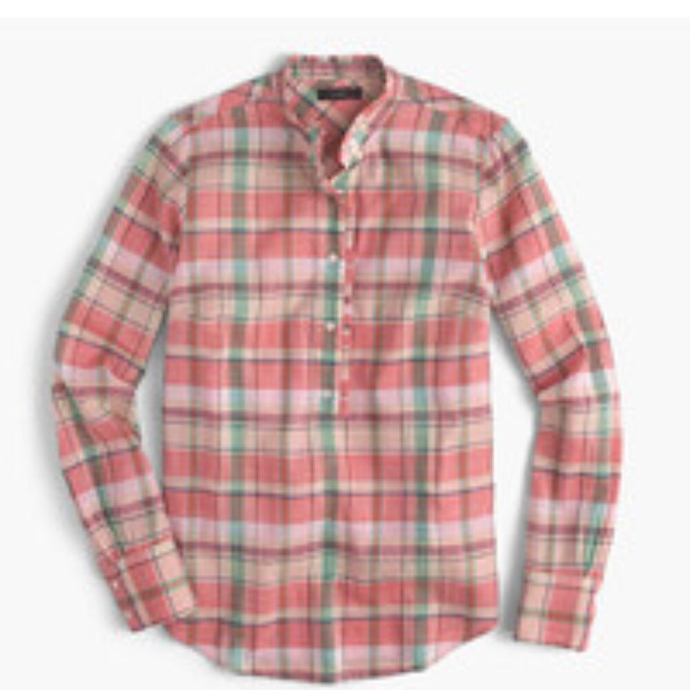 Summer Plaid J.Crew Shirt